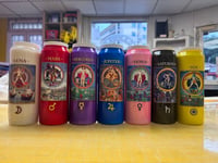 Image 1 of 14 BOUGIES ZODIACALES - DEUX LOTS DE 7 BOUGIES 