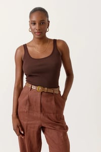 Image 1 of Top Cleziane Marrón