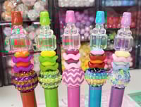 Image 1 of Perfume Bottle Beaded Pens
