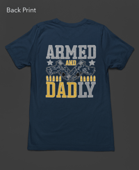 Image 1 of Armed & DadlyPew Short Sleeve