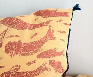 Persian Sea Creatures Pillow Case