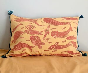 Persian Sea Creatures Pillow Case