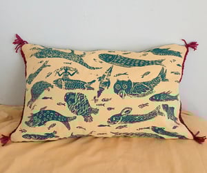 Persian Sea Creatures Pillow Case