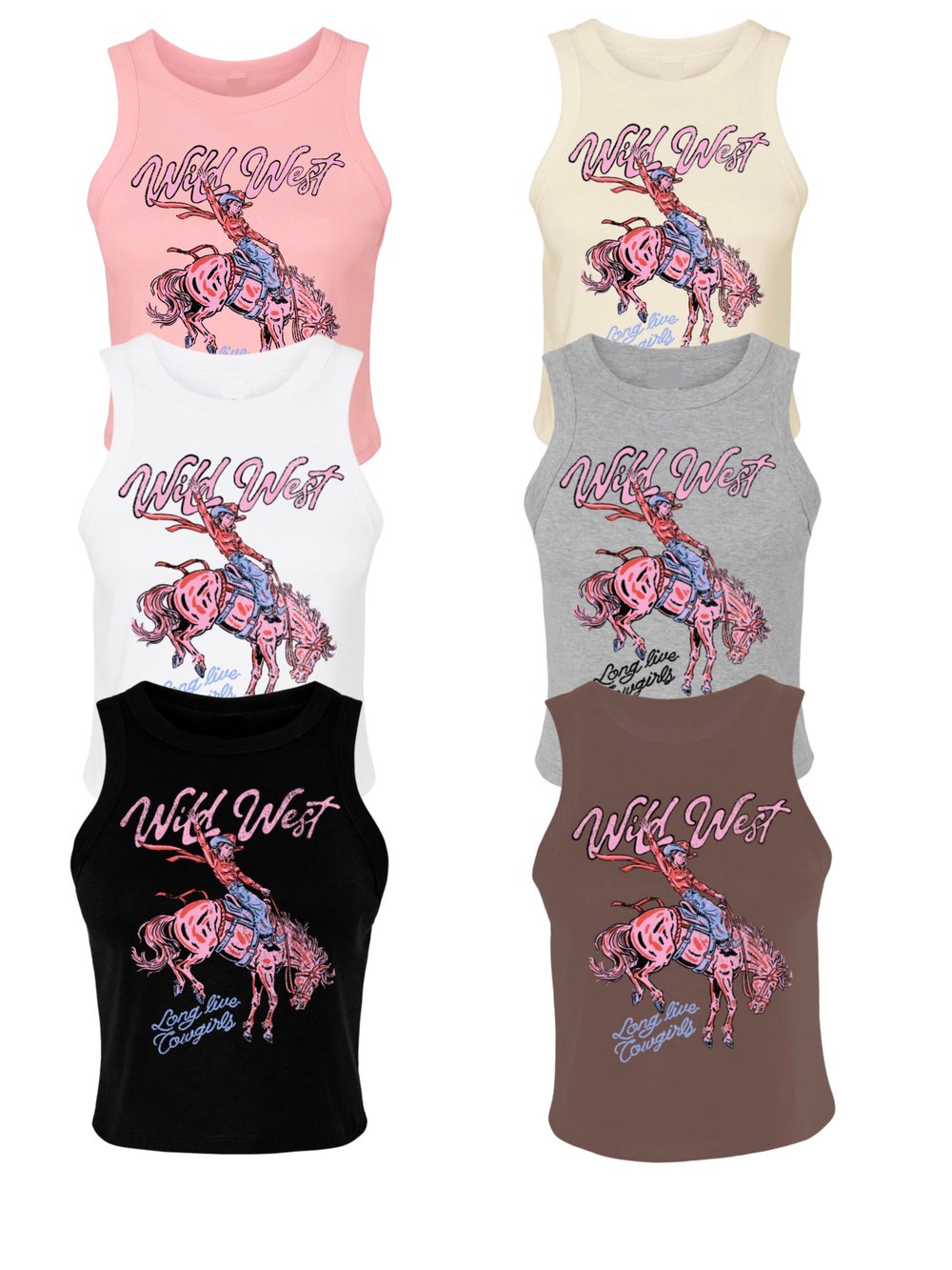 Image of Wild West cowgirls