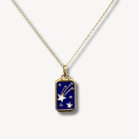 Image 1 of Shooting Star Necklace 18K Gold Plated