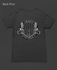 Image 3 of Armed & Dadly Punisher Tee