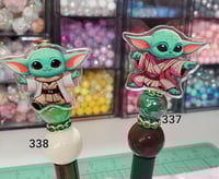 Image 2 of Grogu Acrylic Charm Pens 