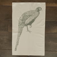Image 4 of Organic Cotton Pheasant Tea Towel