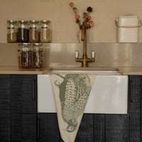 Image 1 of Organic Cotton Pheasant Tea Towel