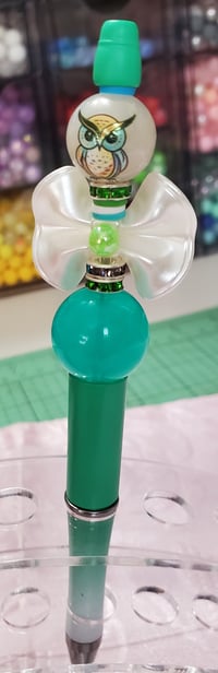 Image 2 of Owl Beaded Bow Pens