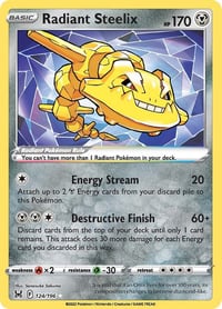 Radiant Steelix - SWSH11: Lost Origin - Near Mint