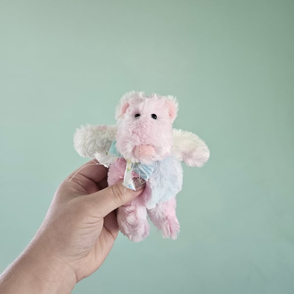 Image of Pastel Rainbow Mini Mouse w/bow