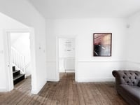 Image 2 of ‘Red Hood Black Hood’, 2025, Diptych - BEN INGHAM