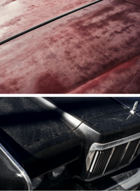 Image 1 of ‘Red Hood Black Hood’, 2025, Diptych - BEN INGHAM