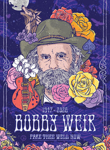 Image of Bob Weir Tribute Poster