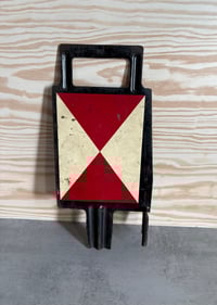 Image 1 of Vintage (1960s) German Deutsche Bahn (DB) Zugschluss Shield Tran Sign