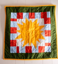Image 1 of Bright spark Wallhanging- Avocado and Terracotta