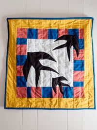 Image 1 of Swallow Wall hanging- Mustard Yellow