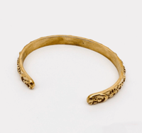 Image 3 of 18K Gold Plated Stainless Steel Star Moon Sun Cuff 