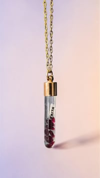 Image 2 of Personalized Name on Rice Crystal Necklace