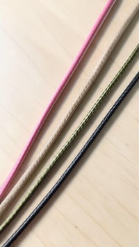 Image 3 of Personalized Name on Rice Crystal Necklace