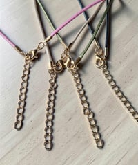 Image 4 of Personalized Name on Rice Crystal Necklace