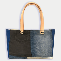 Image 2 of Patchwork Denim Tote