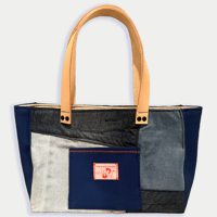 Image 3 of Patchwork Denim Tote