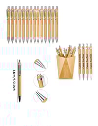 1 Crayon à bille personnalisé en Bambou 
