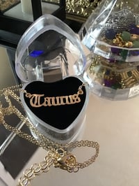 Taurus Letter Necklace 