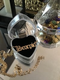 Scorpio Letter Necklace 