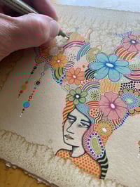 Image 5 of DIPPED IN DREAMS - framed original