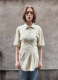 Image 1 of Diamond Polo Pale Yellow