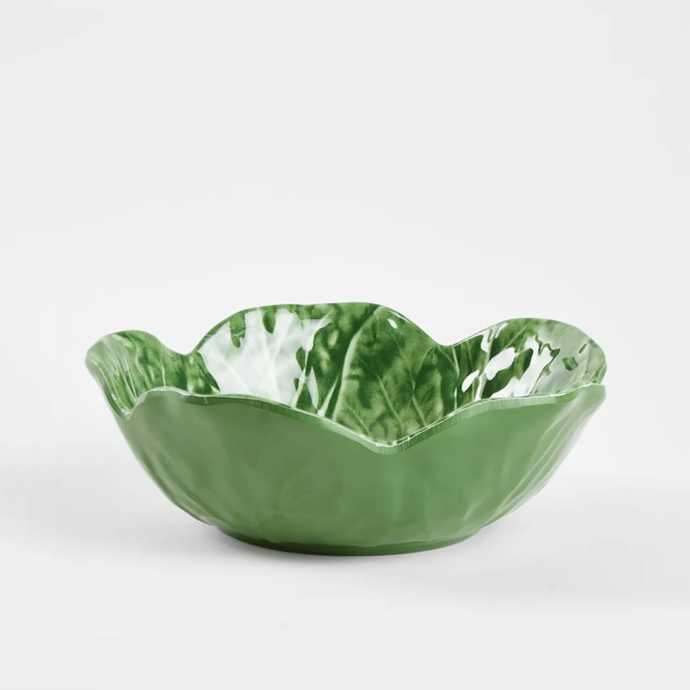 Image of Melamine Cabbage BowlGreen