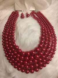 Image 3 of REALLY RED POLISHED PEARLS