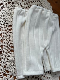 Image 2 of Creamy White Newborn Pants