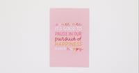 Pursuit Of Happiness Postcard