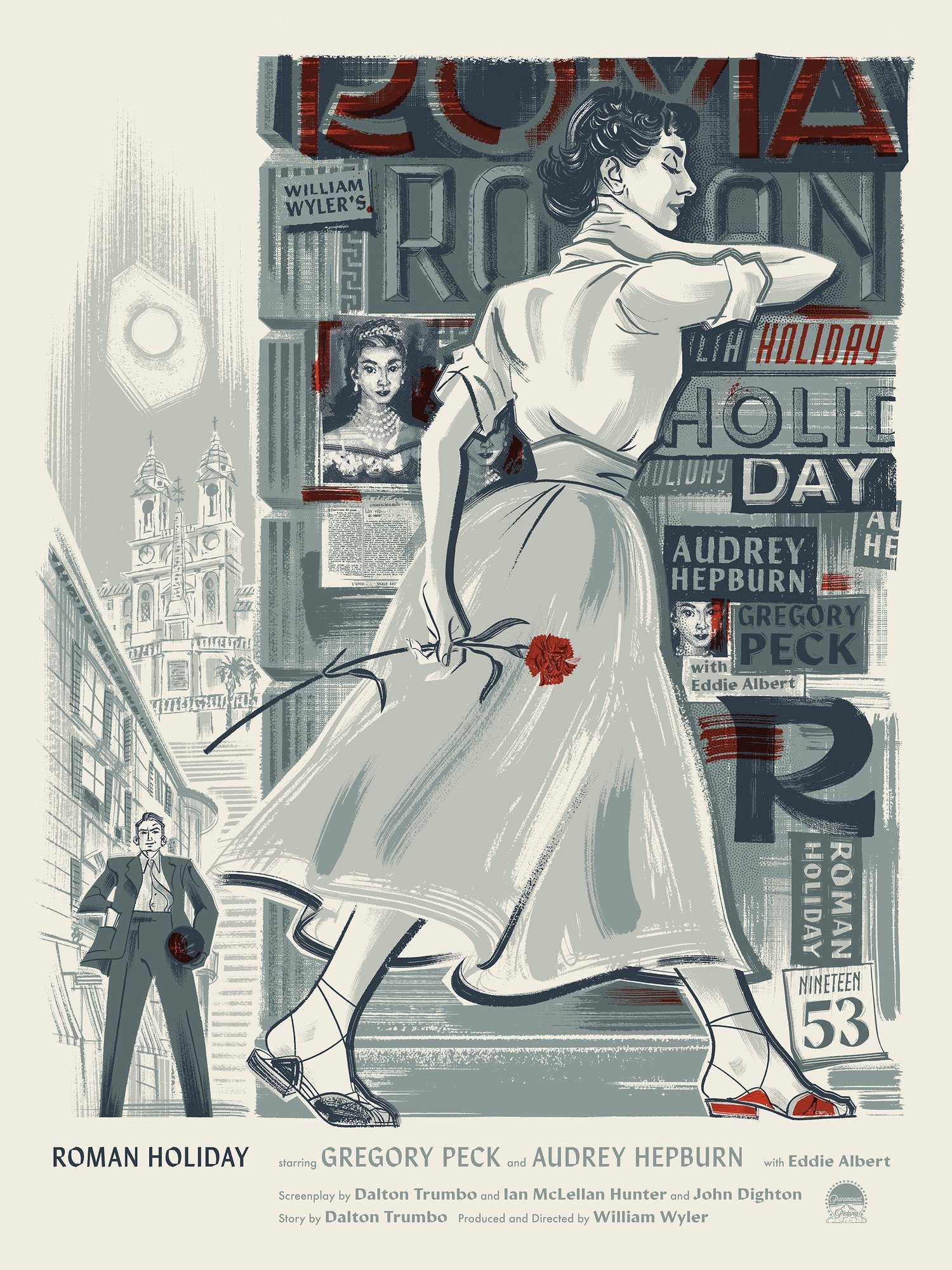 Roman Holiday Screen Print