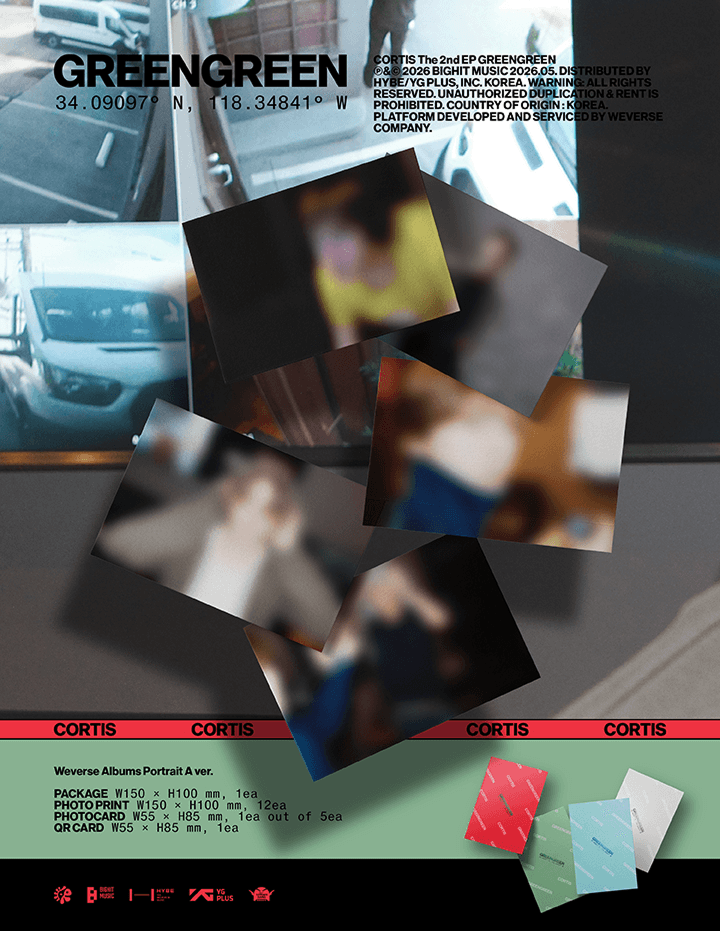 Image of [PRE-ORDER] CORTIS ‘GREENGREEN’ (Weverse Album Ver.) + Weverse Shop POBs