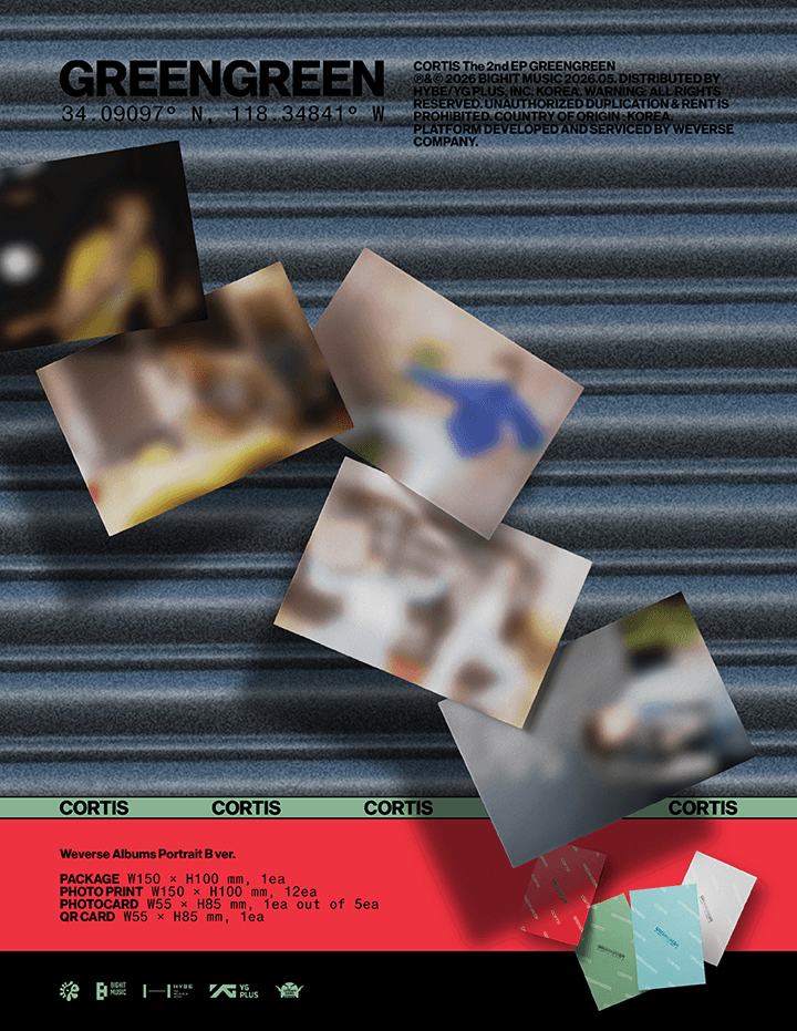 Image of [PRE-ORDER] CORTIS ‘GREENGREEN’ (Weverse Album Ver.) + Weverse Shop POBs