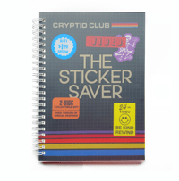 Image 1 of "The Sticker Saver" Reusable Sticker Book (100 Pages) + Deco Sticker Sheet 
