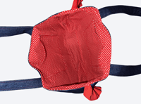 Image 2 of RUFFLE DENIM TOTE