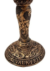 Image 5 of 👑The Armored Kingdom Divine Goddess Valkyrie Goblet-Norse Mythology-Ornate Design