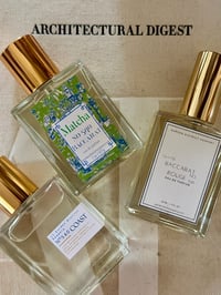 Eau de Parfum X Large Square Glass Bottle with Gold Lid