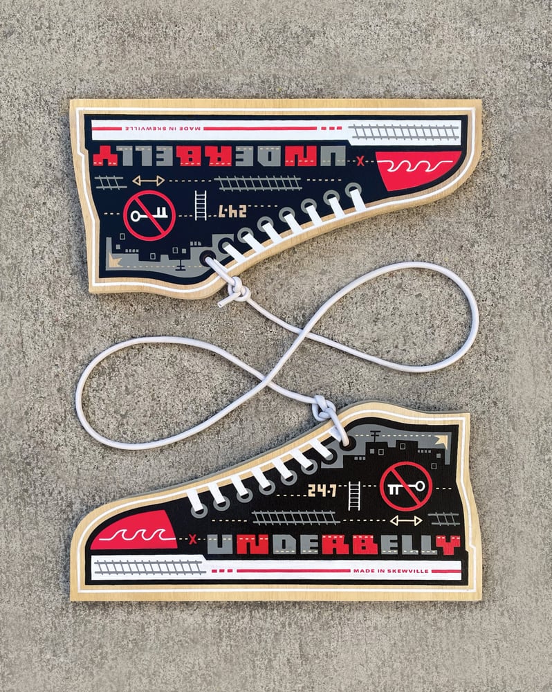 Image of SKEWVILLE X UNDERBELLY PROJECT sneakers