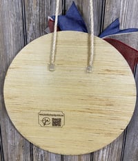 Image 5 of 15” Baseball‑Style Door Hanger – If We Don’t Answer, Check the Ballfield