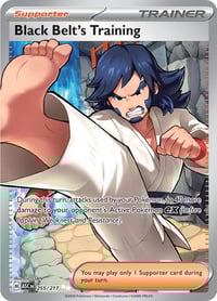 Black Belt's Training - ME: Ascended Heroes - Near Mint