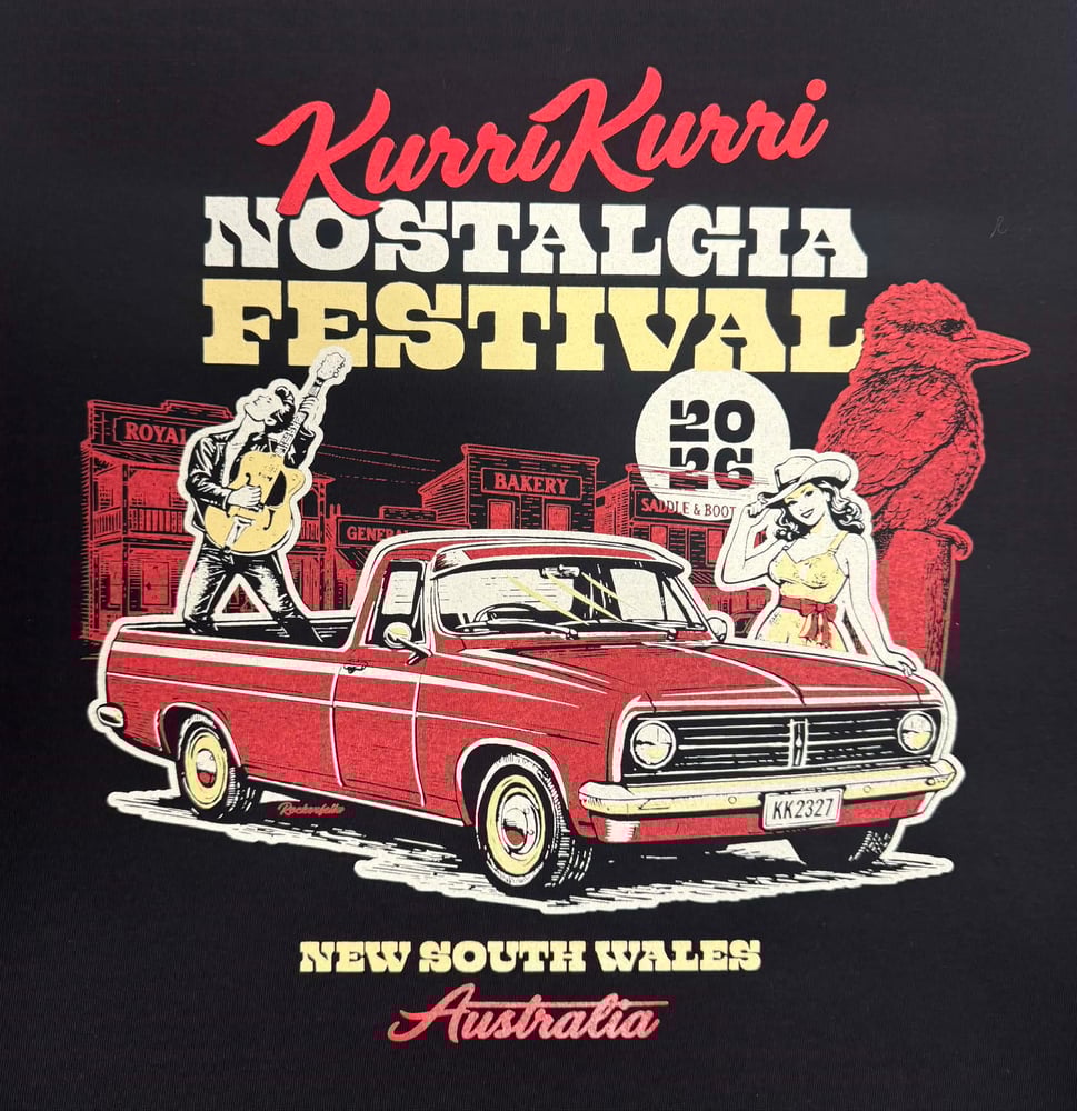 Image of Kurri Kurri Nostalgia Festival T-Shirt 2026