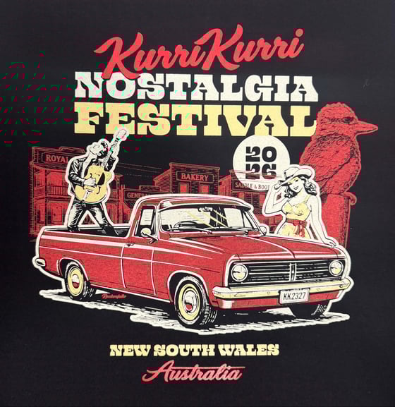 Image of Kurri Kurri Nostalgia Festival T-Shirt 2026