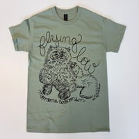 Flying Low Nat Cat T-Shirt Green/Black